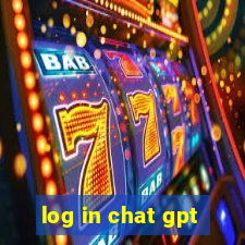 log in chat gpt